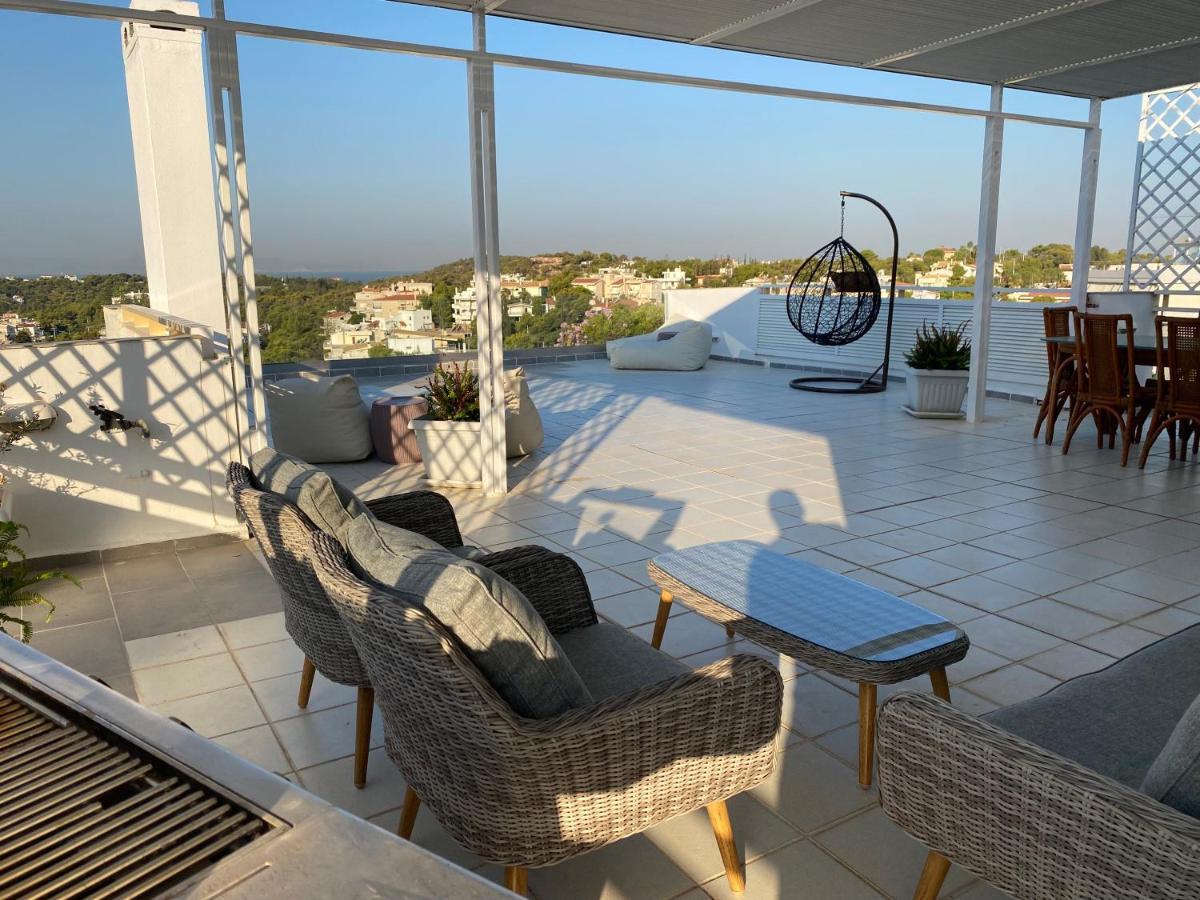 Villasonboard Vouliagmeni Penthouse Veranda Sea-View & Beach 아테네 외부 사진