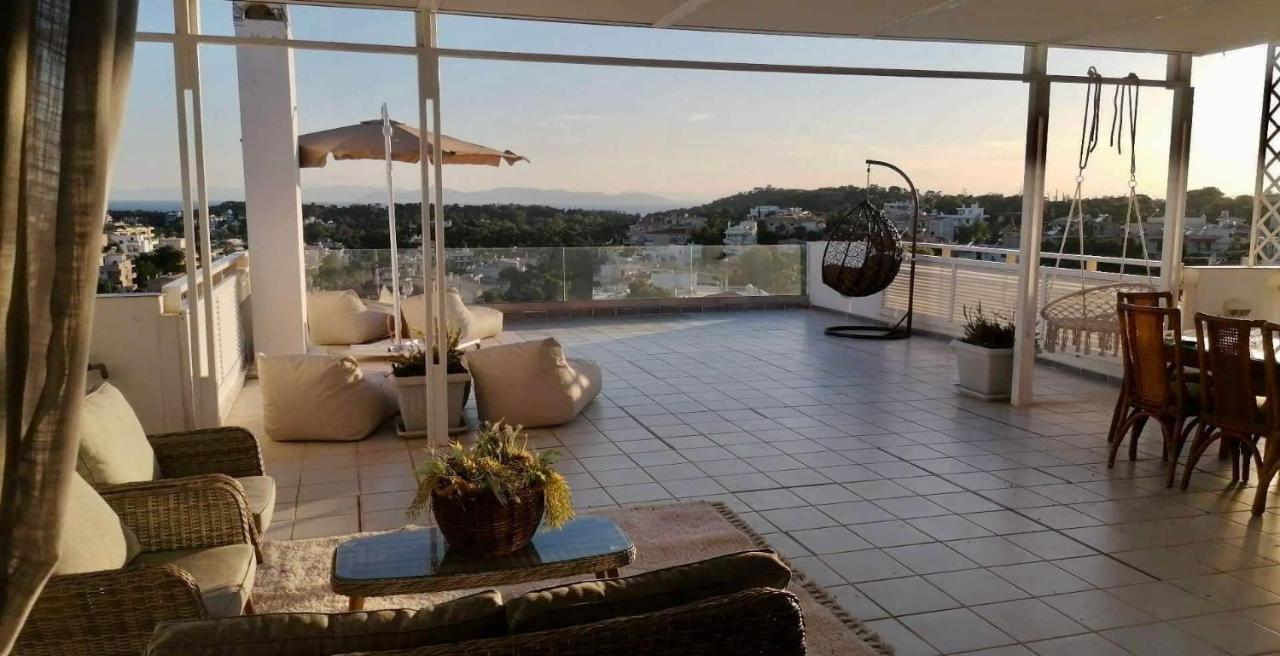 Villasonboard Vouliagmeni Penthouse Veranda Sea-View & Beach 아테네 외부 사진